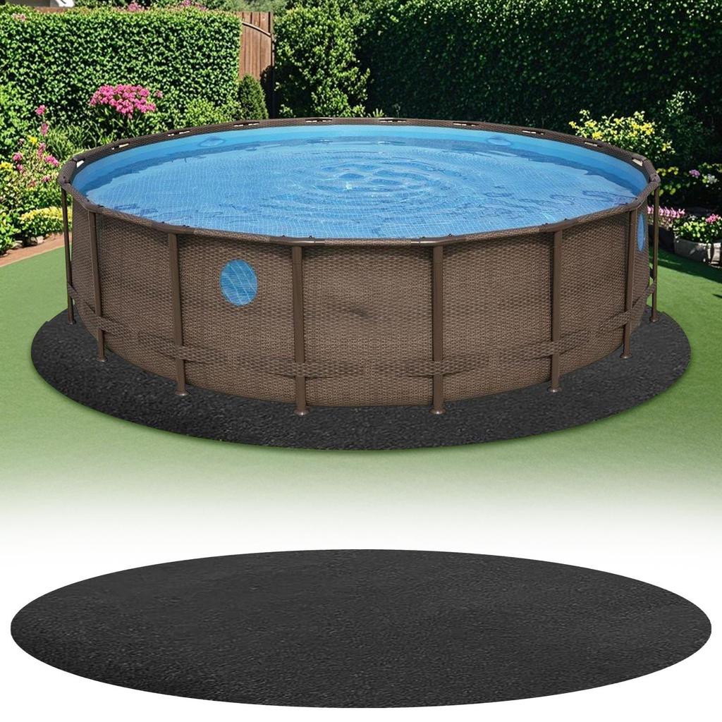 Tappetino Sottopiscina Tappetini Piscina per Pavimento Scudo Protezione Terreno Attrezzatura Stagno per Superfici in Ghiaia Cemento Legno Pietra Erba