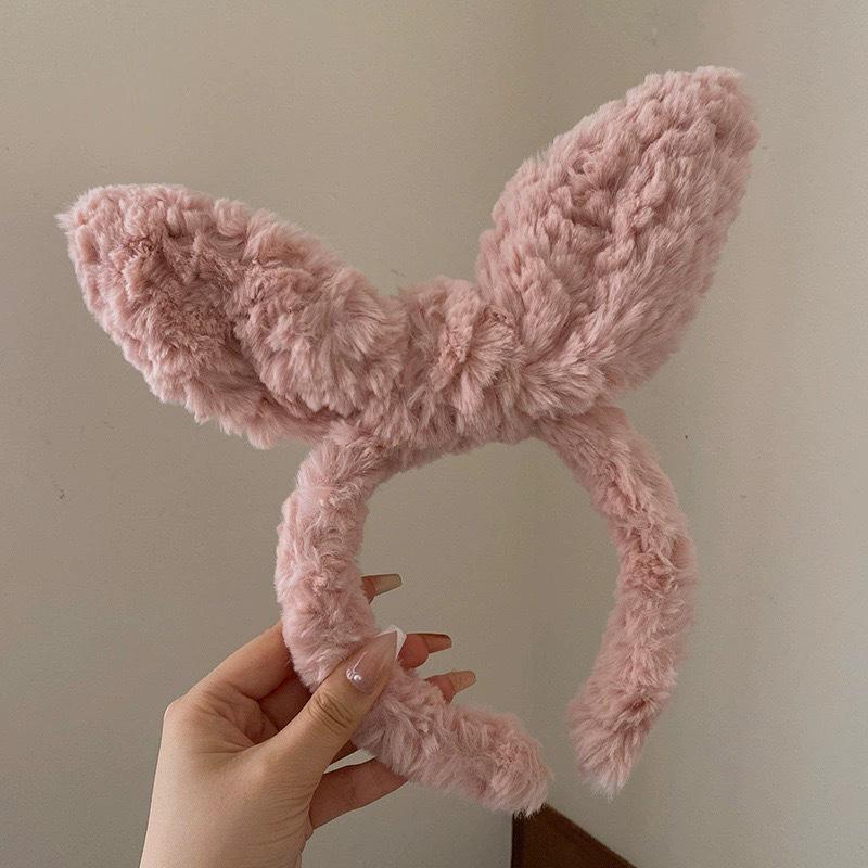 Cartoon Plush Headband: Cute Hair Accessory for Women & Kids, Perfect for Face Washing