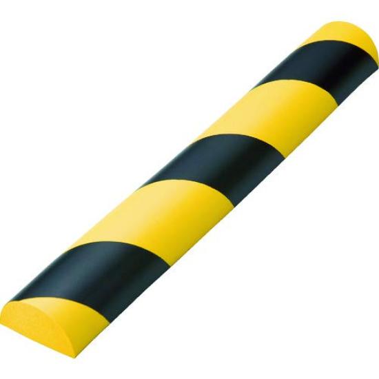 

TRUSCO Safety 20 pieces Cushion, Semicircular, Black/Yellow, TAC113, (Case)
