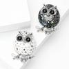 Enamel Shell Owl Brooches for Women Unisex Bird Pins Event Party Backpack Decoration Clothes Accessories