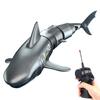 2.4GHz Remote Control Shark Toy Summer Outdoor Pool Lake Pond Bathtub Automatic Underwater Swimming RC Shark Boat Toy Boys Girls Christmas Gift