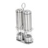 Electric Pepper Grinder Battery Powered 20g Stainless Steel Multifunctional with Stand Electric