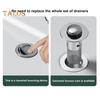 1/2/4 Sets Leakage Stopper Stainless Steel Floor Drain Filter Bathroom Sink Stopper Drain Stopper Filter Bathtub Drain Hair Catcher