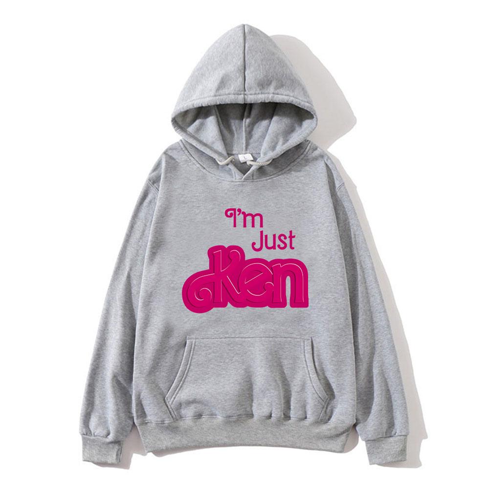 Jsem jen Ken RyanGosling Mikiny Pohodlné Jaro Pánské Dámské Mikiny Moletom Růžový Grafický S Nápisem S Kapucí