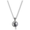 Swan Logo Crystal Necklace Unisex Necklace Silver 5680868