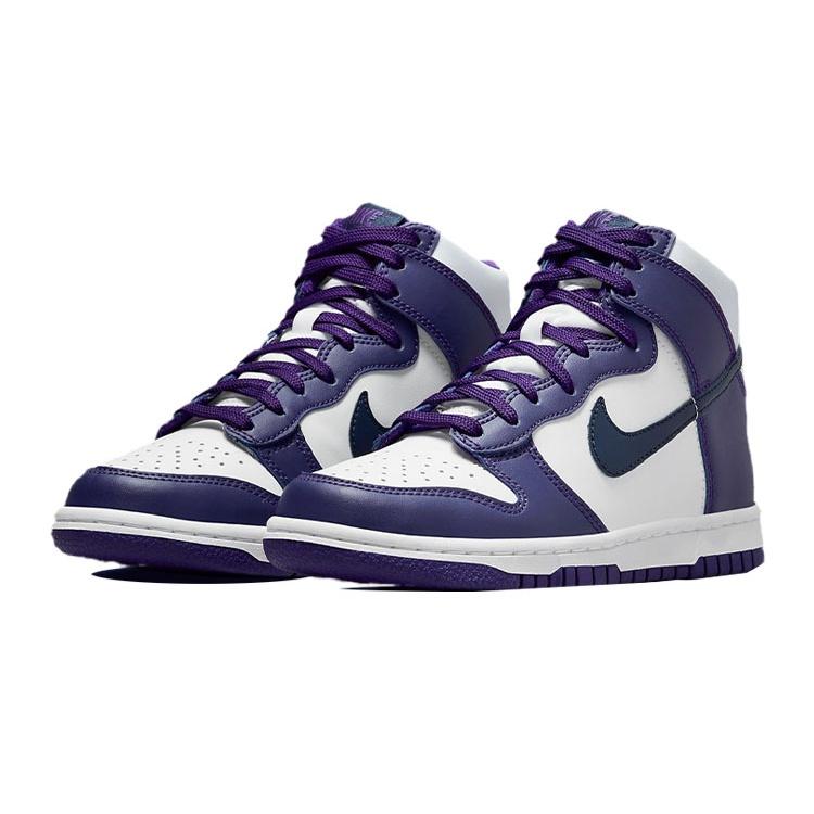 (GS) Nike Dunk High 'White Midnight Navy' Kids' DH9751-100