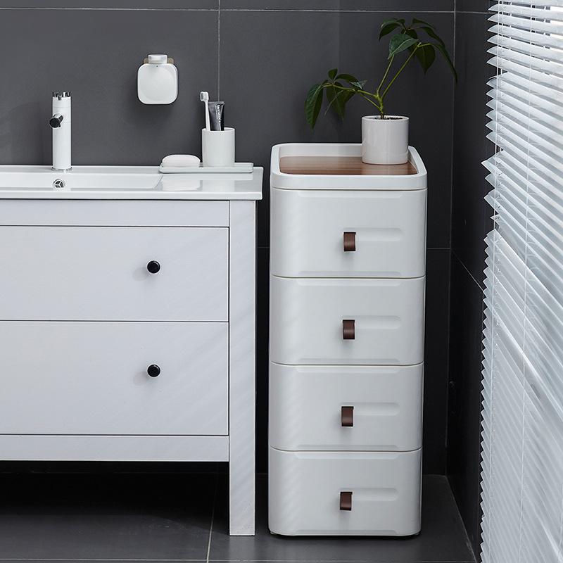 Storage Cabinet Drawer Type Living Room Bedside Table Snack Storage Finishing Rack Household Plastic Cabinet Bedroom Furniture