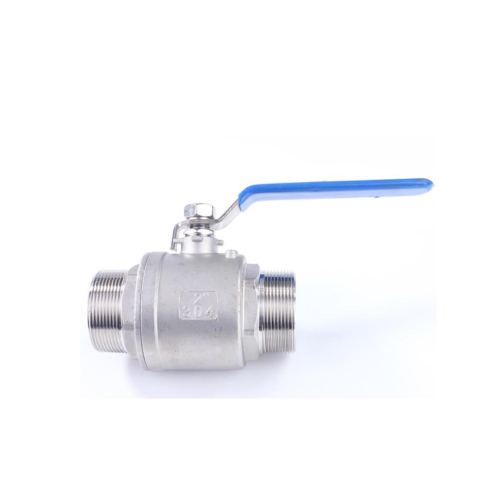 1/4" 3/8" 1/2" 3/4" 1" 2" BSPT Male Full Port Shut Off Ball Valve 304 Stainless Steel Water Gas Oil