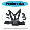 First-Person Perspective Accessories Phone Chest Strap Harness Chest Mount Strap Holder for Sports Camera Phone