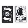 5PCs Black White Acrylic Tarot Pendants Rectangle Cat Double-sided Charms For DIY Earrings Necklace Jewelry Making 3.8cm X 2.3cm