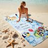 1Pc Bluey Movie Adventure Beach Towel, Quick Dry, Multi-Use for Beach Pool Gym Yoga Home Travel, Christmas, Halloween, Xmas Gift S54