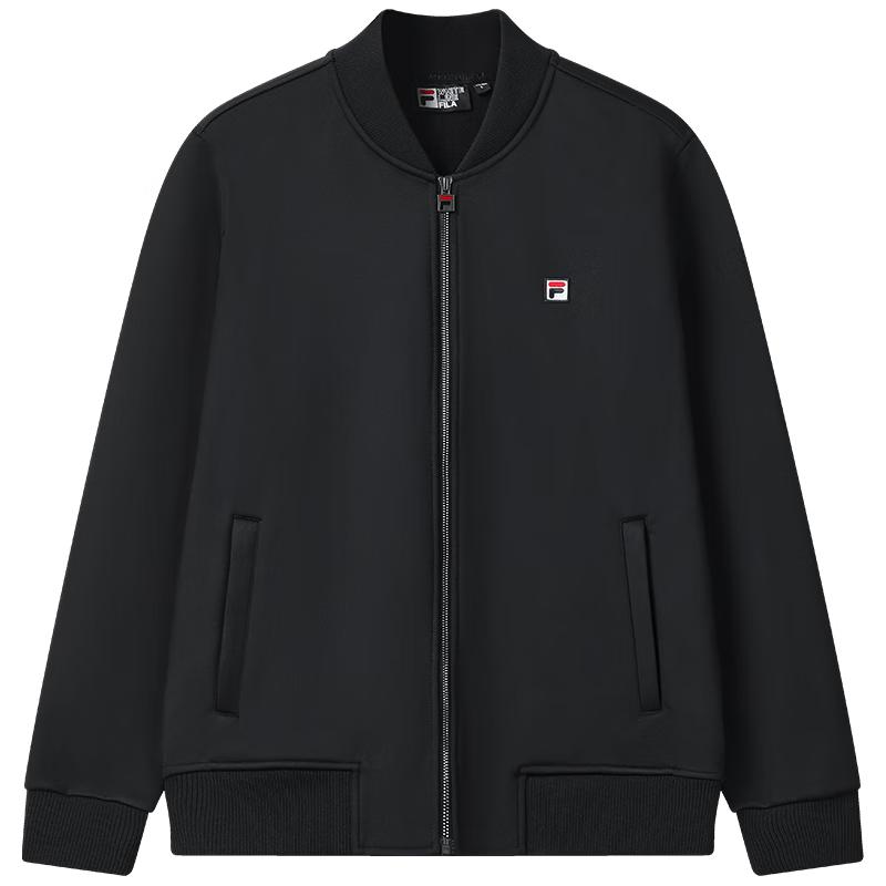 Fila Men's Casual Fleece-Lined Knitted Jacket