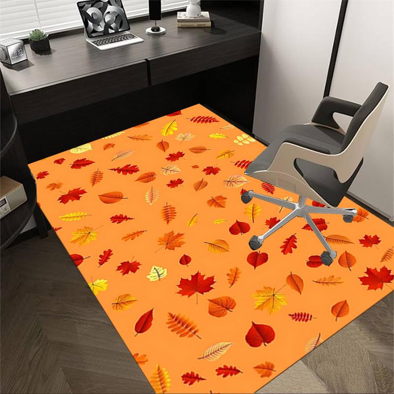 

1PC Autumn Leaves Extra Large Non Slip Floor carpet, Office, family, Studio Large Area Rug Indoor Rugs, Bold Statement Piece 60cm by 90cm
