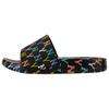 MLB New Mound Monogram Comfortable Versatile Silent Slide Sandals Unisex footwear Black 32SHHM111-50L