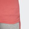 Adidas T Shirts Women's Pink Crew Neck Moderate Straight Fit DU0634