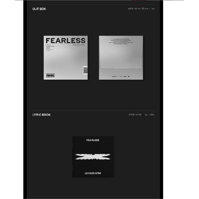 LE SSERAFIM NIEUstraszony (Bukiet monochromatyczny Ver.)