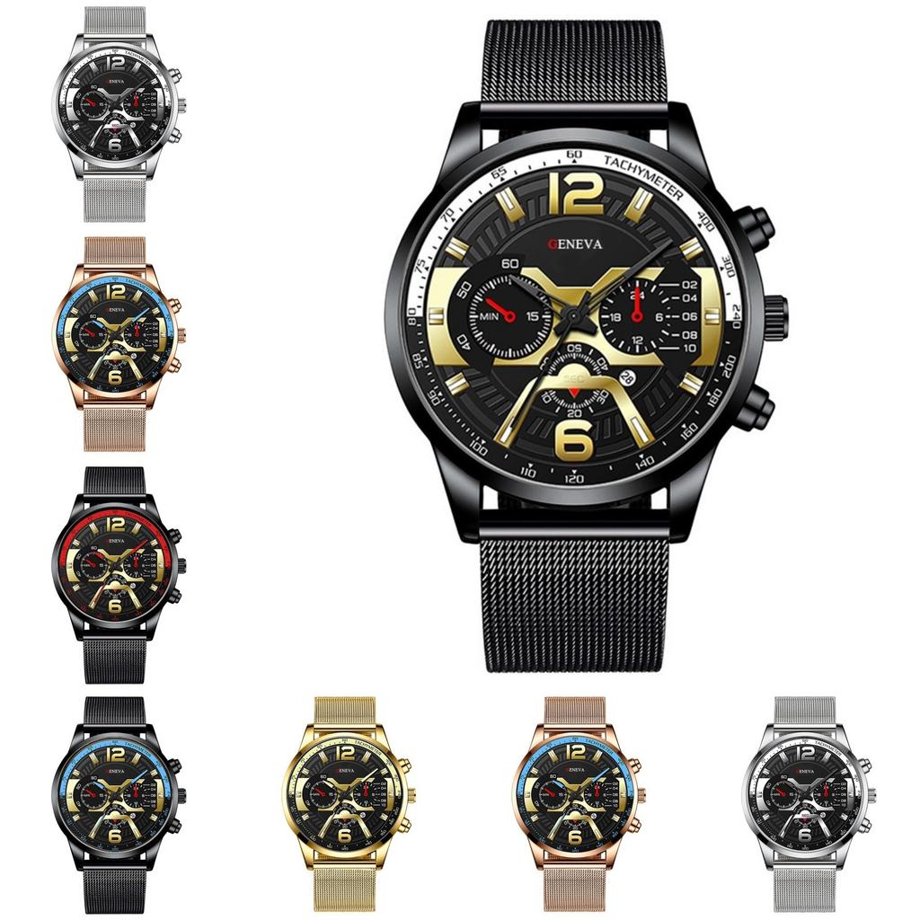 Mens Leather Business Fashion Watch Strap Watch For Gift Giving