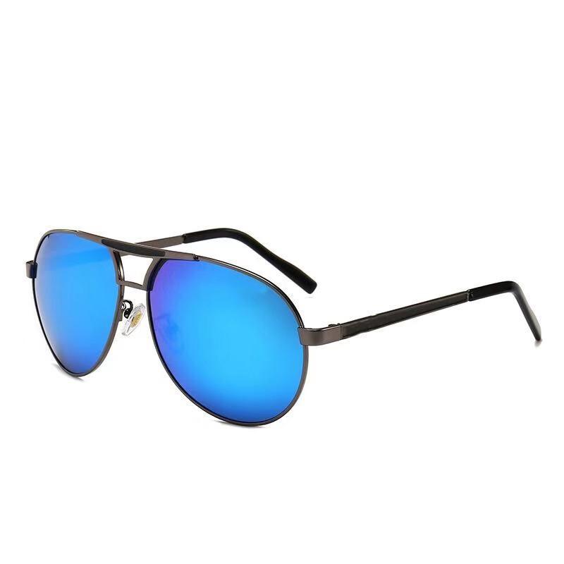 Mote Populær Personlighet Kule Solbriller Goggle Metall Briller Flaggermus Speil UV-beskyttelse Brilletilbehør for Unisex