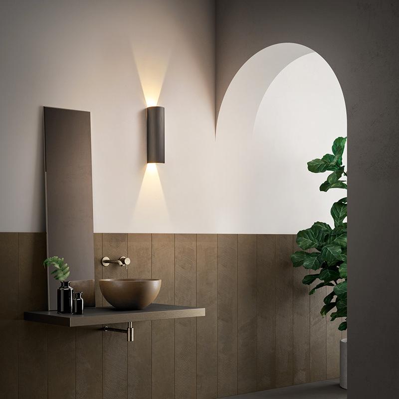 European Minimalist LED Wall Lamp Bedroom Bedside Lamp Living Room Background Wall Corridor Staircase Decorative Lighting