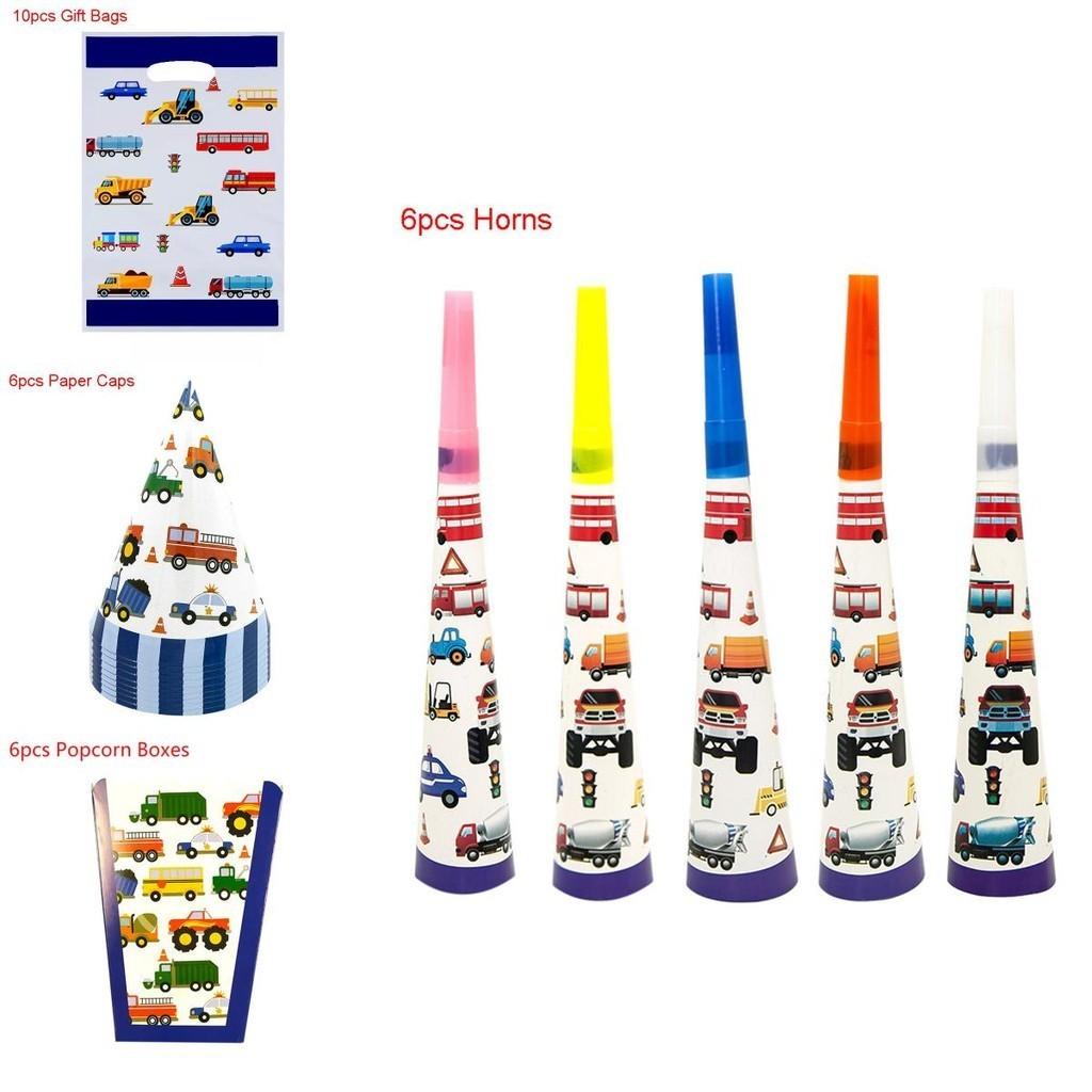 Engineering Car Party Supplies For Kids Birthday Celebration**