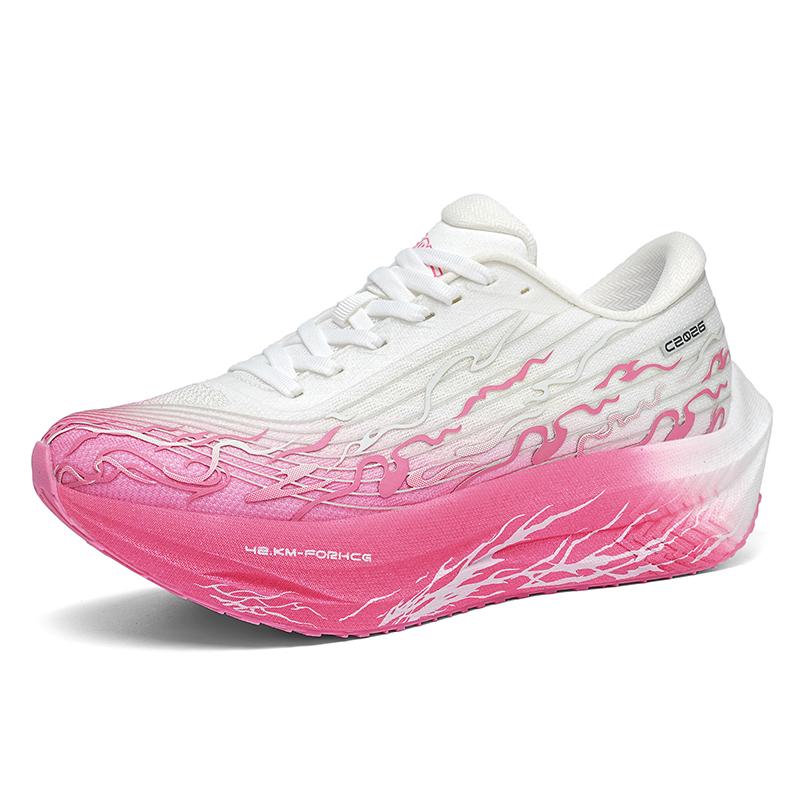 

Unisex Running Shoes 2026 Autumn New Breathe Mesh Ultra Light Sneakers Marathon Cushioning Training Tennis Shoes for Men Women 36 розовый