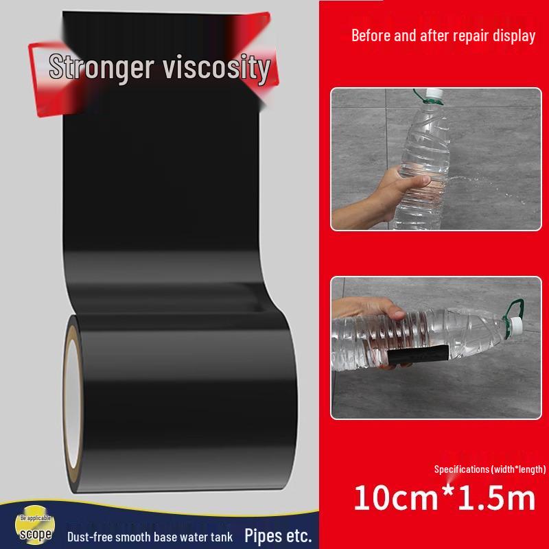 Bandă impermeabilă PVC pentru repararea conductelor - Rezistentă la presiune înaltă, Izolație puternică, PTFE pentru conducte de baie și de scurgere