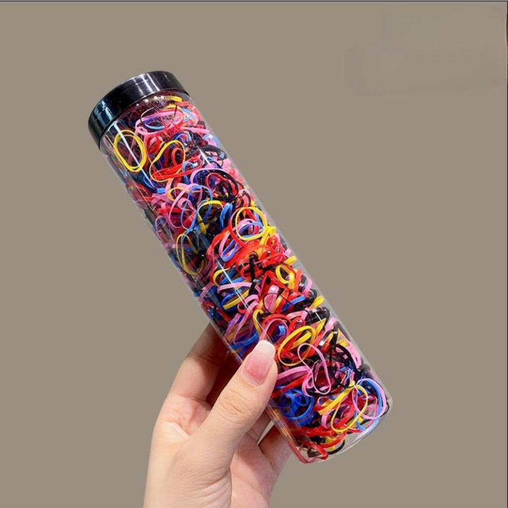 

1000 шт. цветные эластичные резинки для волос для девочек резинка для волос держатель для хвоста детские аксессуары для волос детские резинки для волос 1000pcs