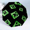 Pixelated Minecraft Character 8-Frame for Travel, camping, Casual Lightweight Portable Umbrella, Essential for every family Holidays Birthday Gift
