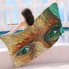 Art Category world famous painting Microfiber Blanket Quick Drying Beach Towels Oversized Printing Super Absorbent Pool Towel
