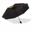 1pc Mayan Calendar Aztec Sun Automatic Folding Umbrella, Lightweight Retractable Compact Travel Umbrella, 8-Rib Sturdy Frame147