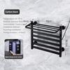 Stainless Steel Intelligent Electric Towel Rack Bathroom LED Digital Display Constant Temperature Drying Storage Rack