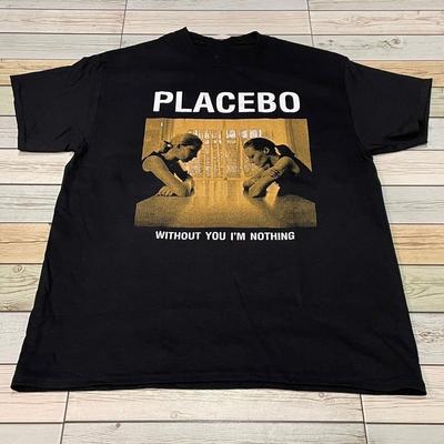 Placebo Band Gift For Family Black T-Shirt Cotton All Size Vk134