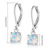 New Round Opal Earrings Ear Buckle Opal Opal Earrings Women's Fashion Jewelry High Quality