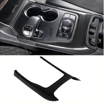 Fibra de Carbono/Fosco Moldura da Tampa do Painel da Caixa de Câmbio Interno Para Jeep Grand Cherokee 2014 2015 2016 -2018 Tampa do Painel da Caixa de Câmbio