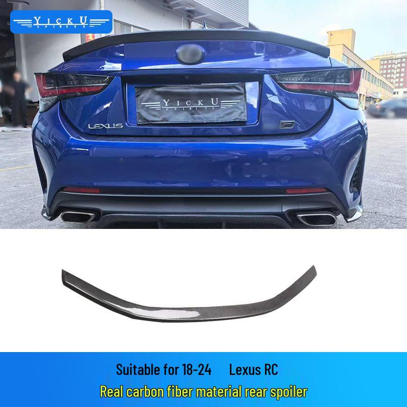Lexus RC Carbon Fiber Body Kit: Front Lip, Rear Diffuser, Side Skirts & Tail Wing Spoiler (2015-2024)