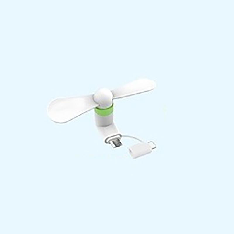 Mini Phone Cooling Fan Plug & Play Universal 3 Ports Small Fan for Summer Outdoor Walk Shopping Daily Use