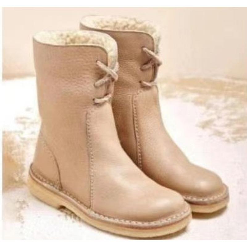 Neue Damenstiefel Schneestiefel Vielseitige Mittelstiefel Damen Große Baumwolle Martin Stiefel