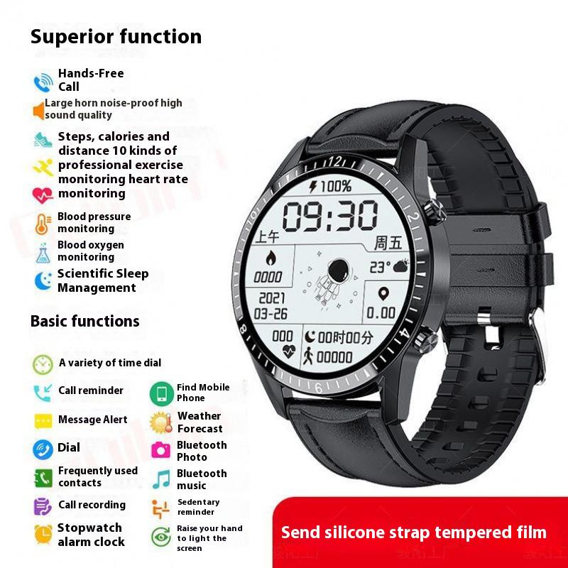 New High-end Smart Watch Can Answer the Phone Exercise Heart Rate and Blood Pressure Monitoring Bracelet Multifunctional Bluetooth Men's Watch