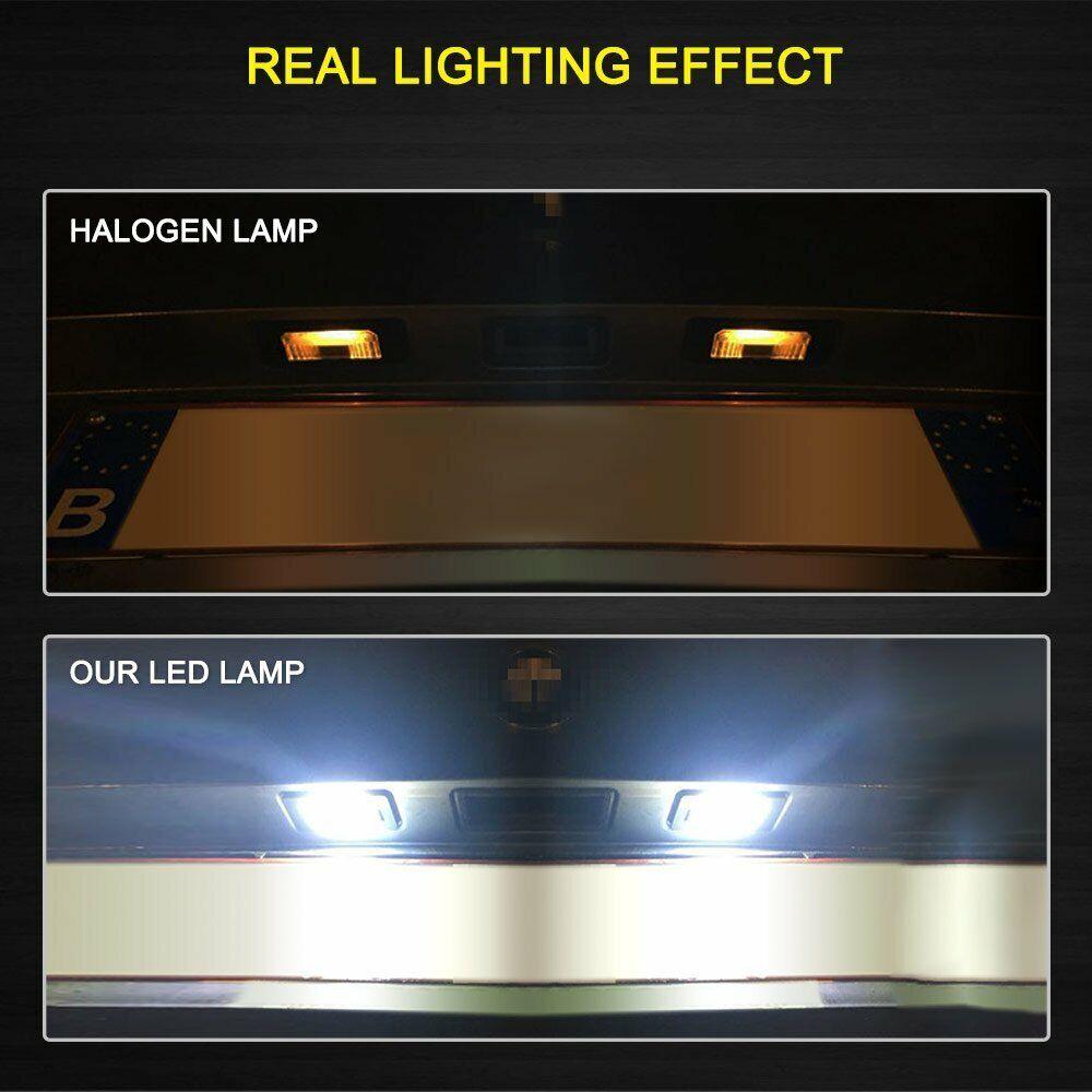 Kyapx5 Exterior Accessories Error Free LED Car License Plate Light Bulbs For BMW F30 E92 E93 E46 E39 F10 E60 E61 E82 E88 E90 E91 X3 F25