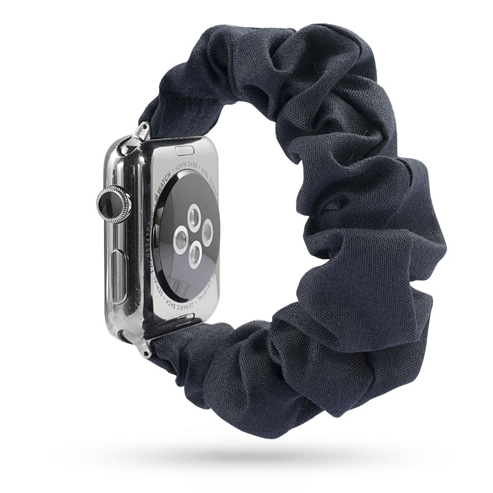 Scrunchie Strap for apple watch band 44mm 40mm 45mm 41mm 38mm 42mm 49mm correa bracelet iwatch series 4 5 6 3 SE 7 8 9 ultra 2