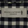 Mackintosh Sanyo Shokai Gingham Check Long Sleeve Shirt 38 White X Navy Women Used