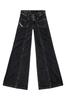 Diesel Women's Slim Flare Denim D-AKII A12811068HN 26-inch Black 02