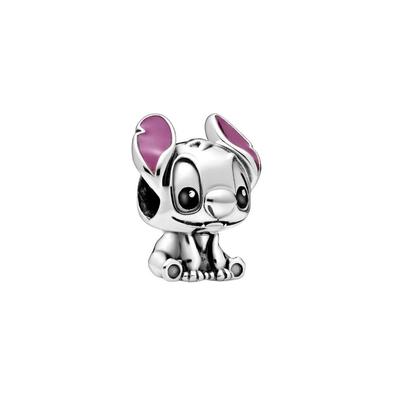 Disney Lilo And Stitch Silver Charm With Black And Purple Enamel 798844C01 For Women