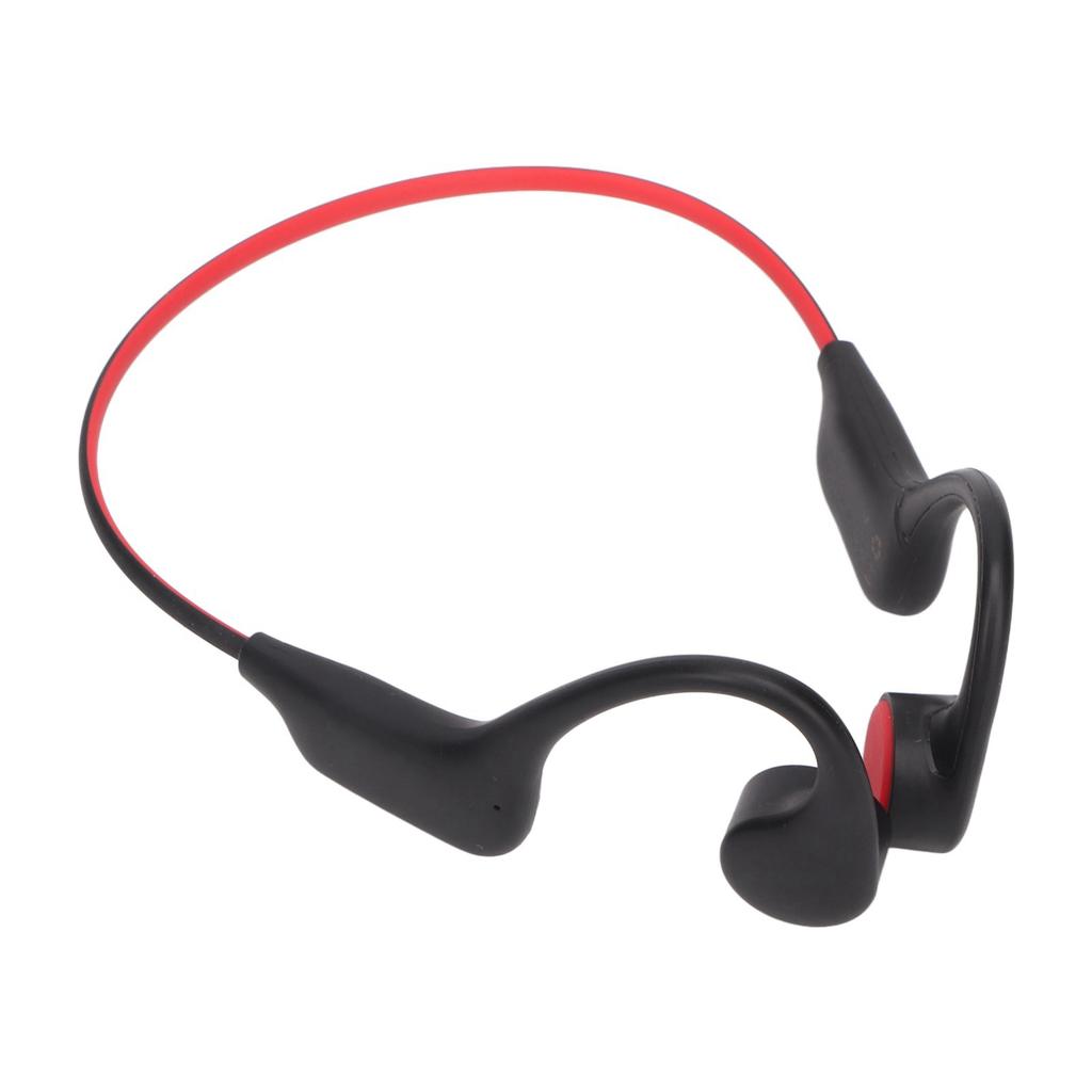 Bone Conduction Bluetooth Headphone Stereo IP68 Sweat Proof Open Ear Wireless Headset with Mic for Running Driving
