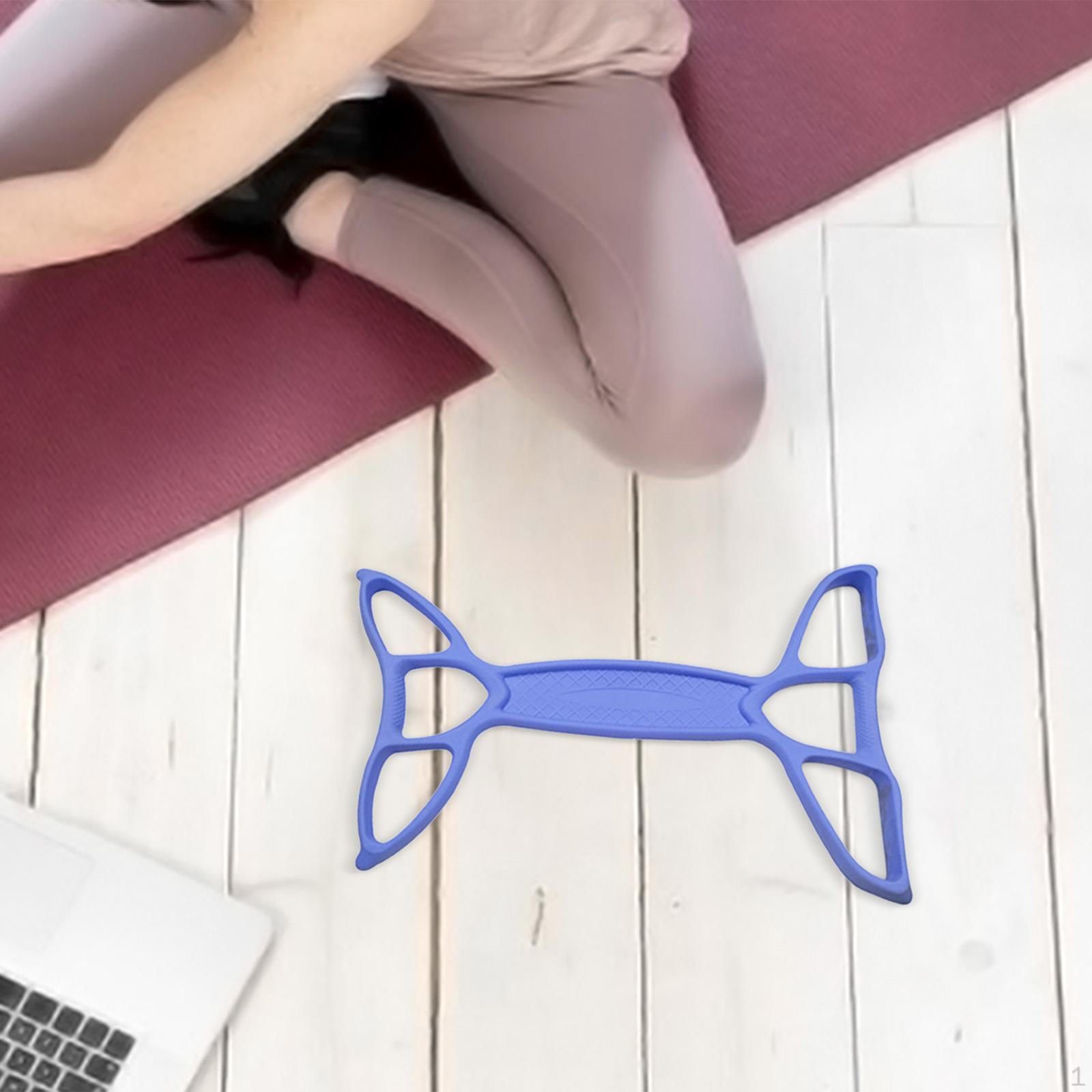 

Fitness Resistance Band Foot Pedal Puller Versatile Equipment Portable Training Elastic Rope синій