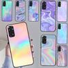 Holographic Iridescence Case For Redmi Note 11 10 8 9 12 Pro Plus Note 12S 11S 10S 9S Cover For Redmi 12C 9C 10C 10A
