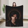 Morbida Coperta Calda Studenti Viaggio Sam Winchester Supernatural Coperta da Lancio Flanella Copriletto Per Decorazione Casa Novità Coprisoffa