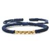 Handmade Tibetan Copper Bead Thread Braided Bracelet Red Lucky Rope Prayer Wristband Bracelets for Men Women Ethnic Jewelry Gift