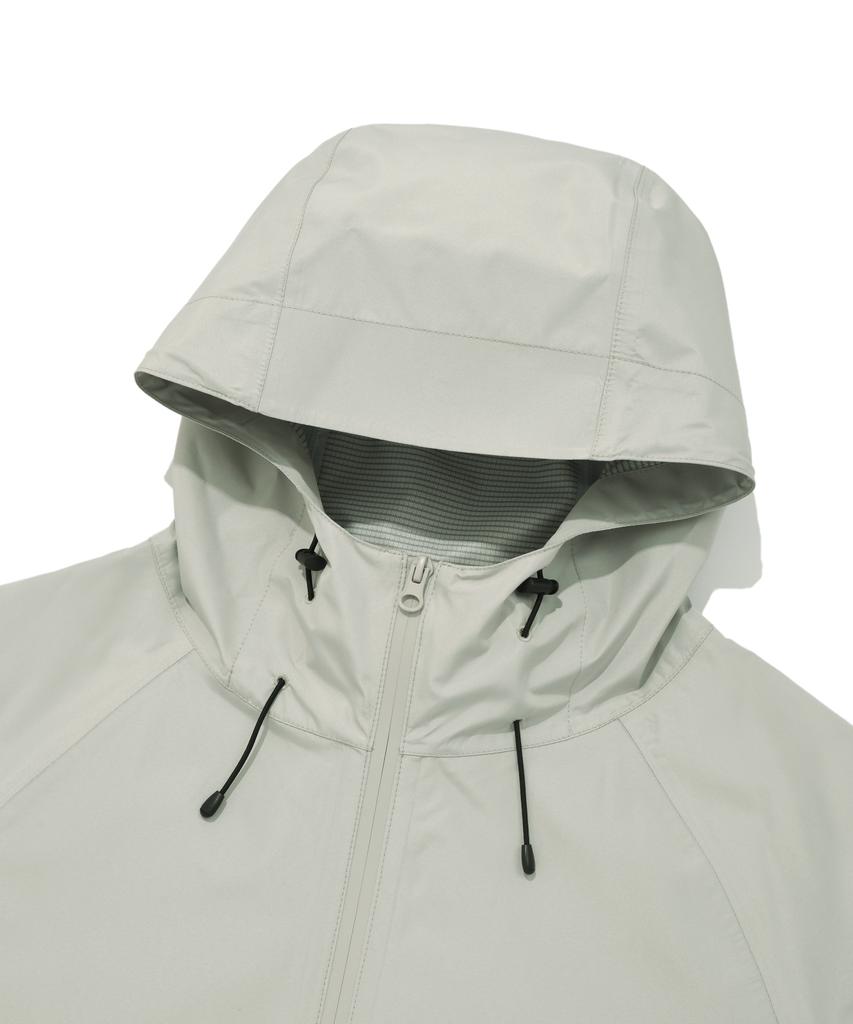 Phyps Motorcycle Wind Shell Jacket Light Gray