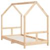 Kids  Bed 80 x 160 cm Solid Pine Wood
